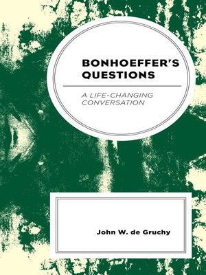 cover image of Bonhoeffer's Questions